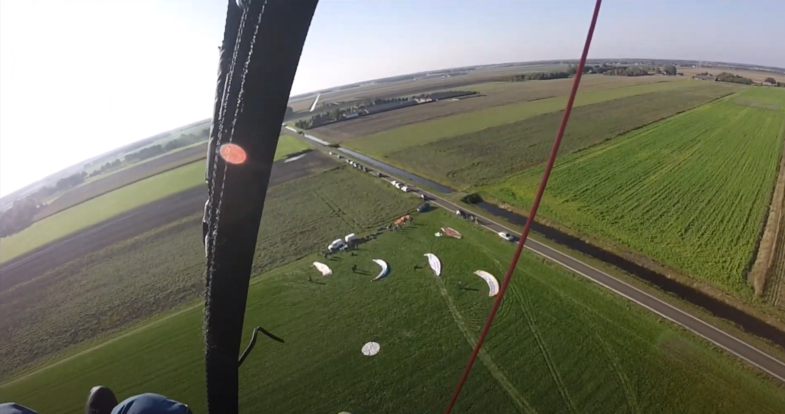 8 verschillende schermen tegelijk airborne tijdens PHI testival bij Eurofly in Stegeren