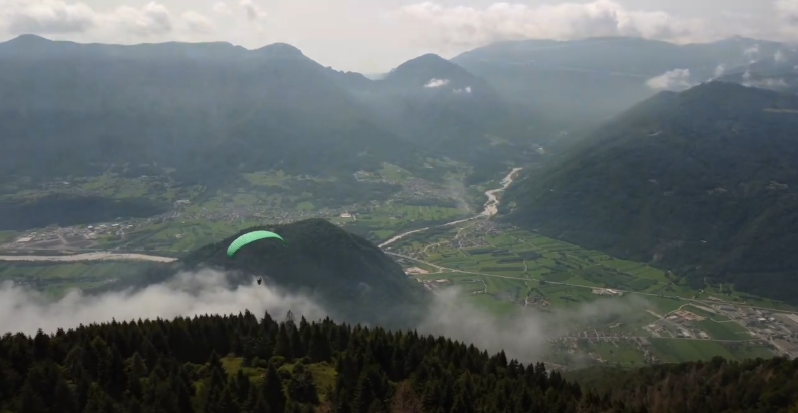 Paragliden Dolomieten